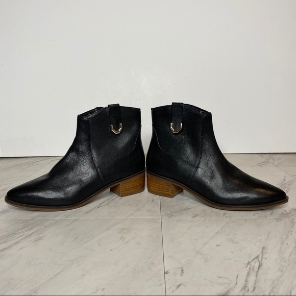 New! Cole Haan Maci Black Leather Bootie 7B - Picture 6 of 13